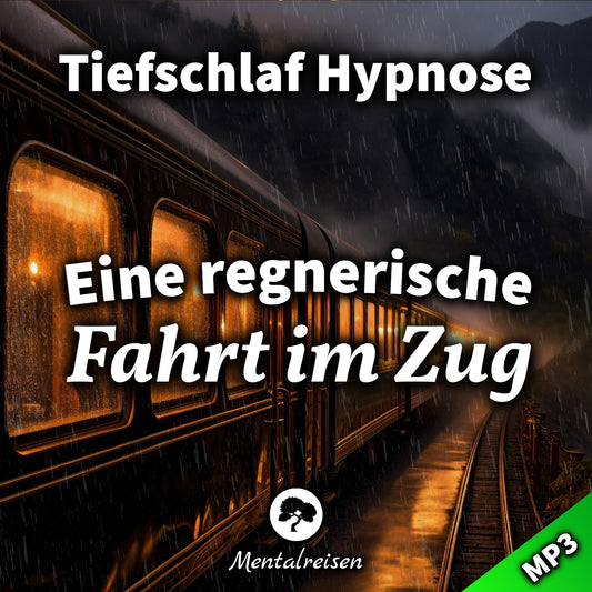 Hypnose zum Einschlafen: Eine Zugfahrt bei Regen